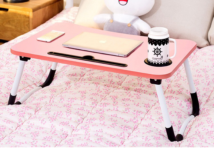 Foldable small table dormitory study desk lazy home portable