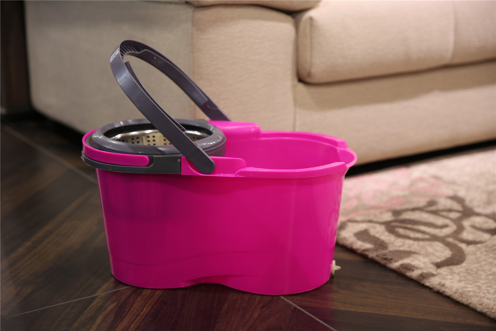 KXY-XFT 360 spin mop with removable basket