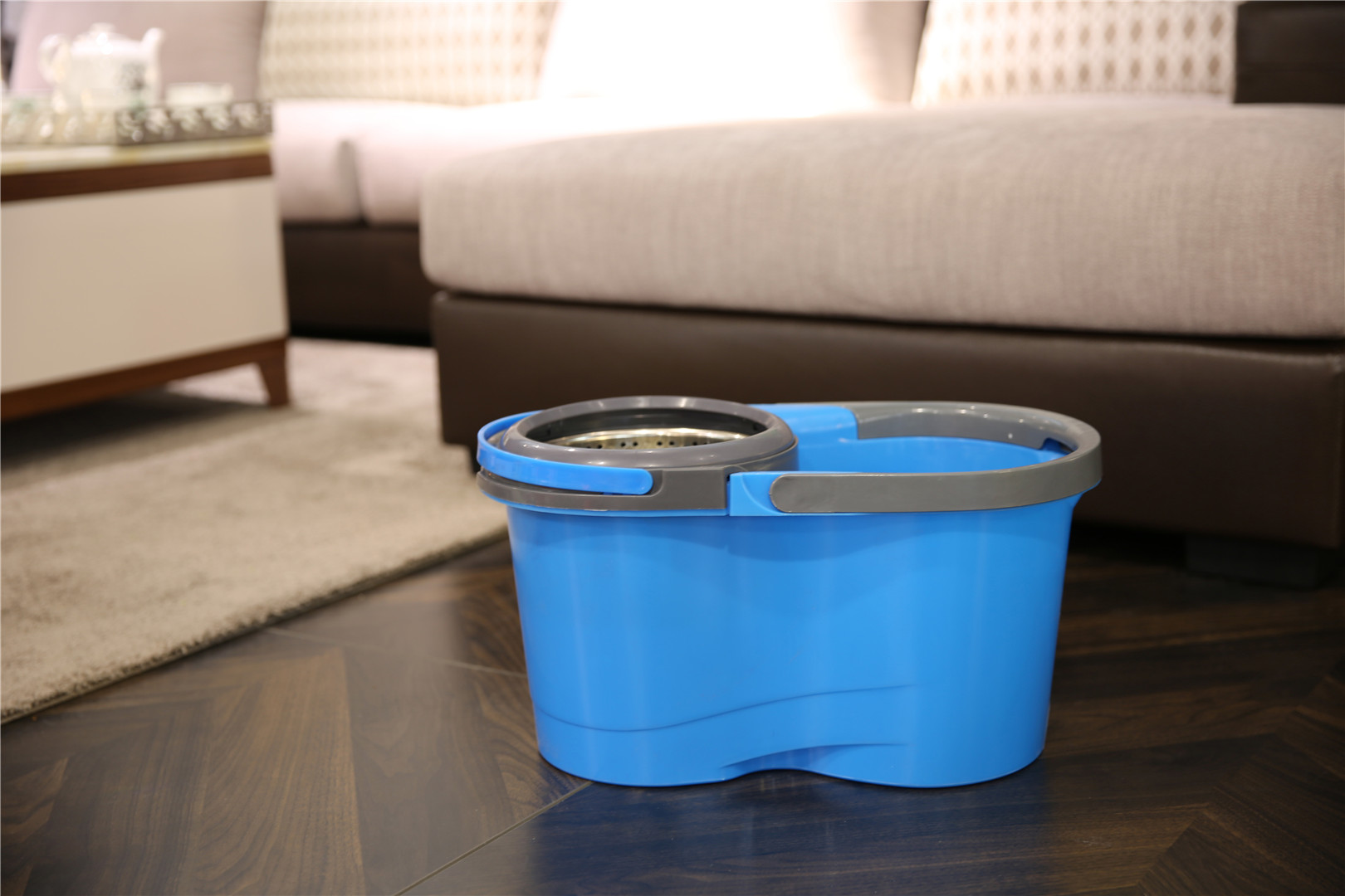 KXY-XFT 360 spin mop with removable basket