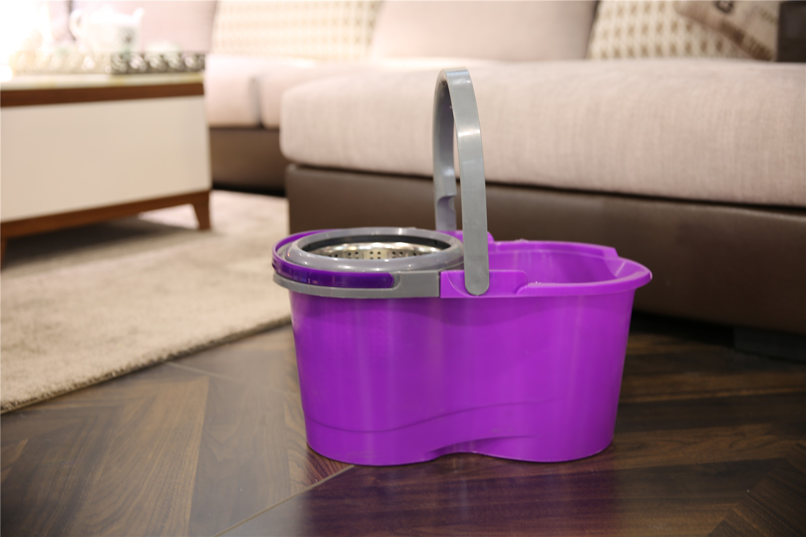 KXY-XFT 360 spin mop with removable basket