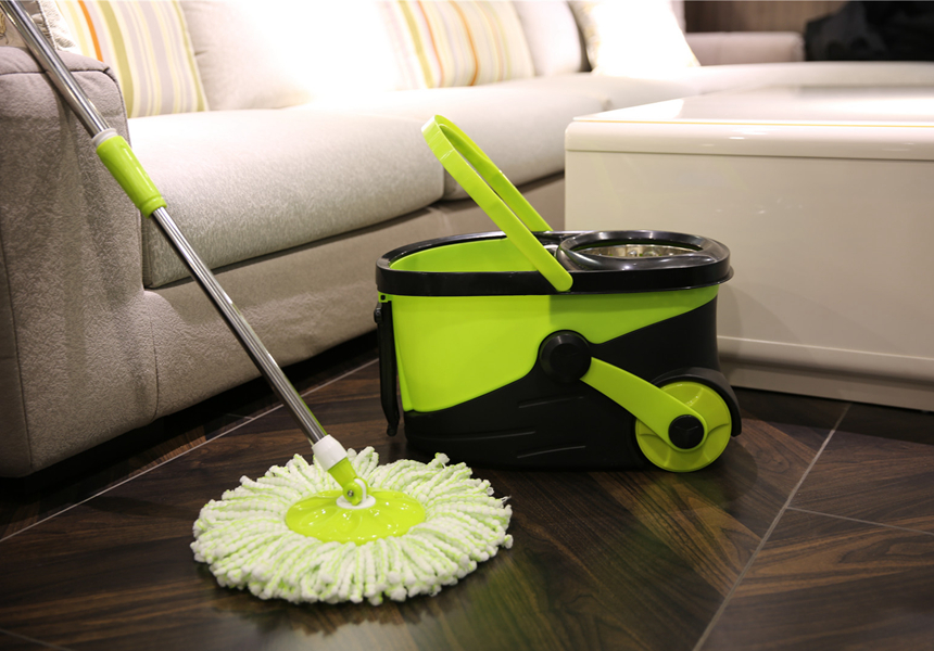 KXY-PC Deluxe 360 spin mop with wheels