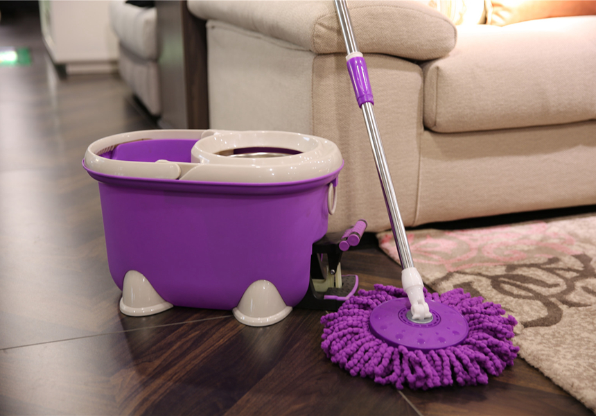 KXY-JJY 360 spin mop with foot pedal