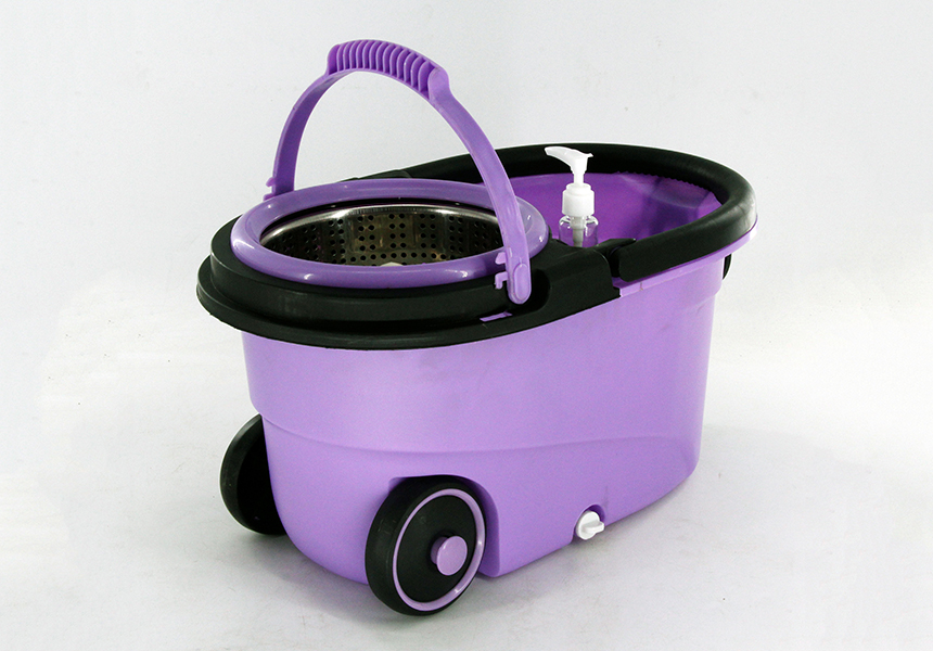 360 Spin magic Mop Bucket Set Rotating Floor Mop with Microfiber Mop Heads