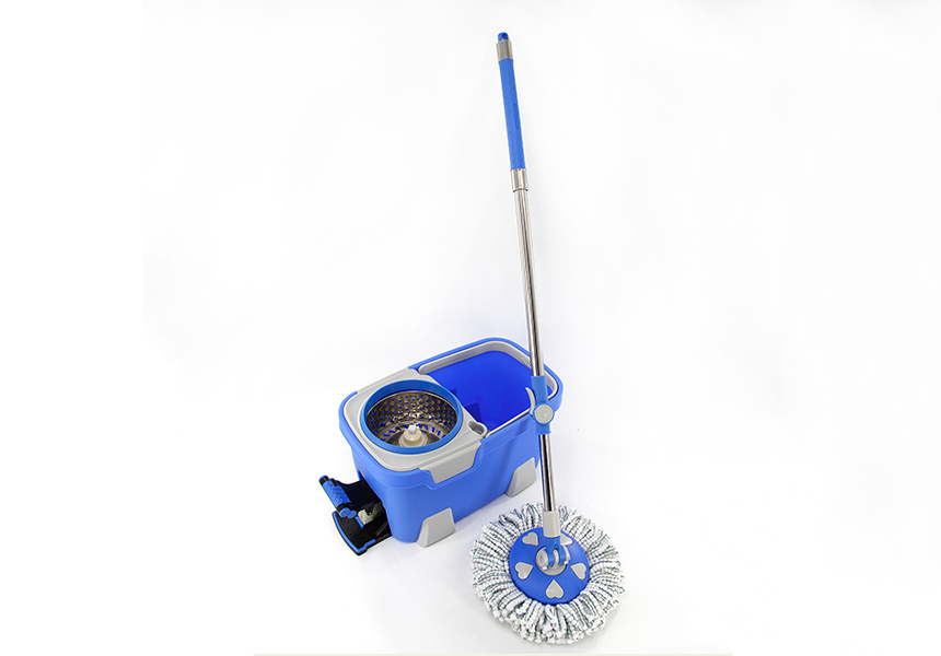 360 Magic Spin Go Mop and Bucket Set Mop with Foot Pedal Microfiber Mop