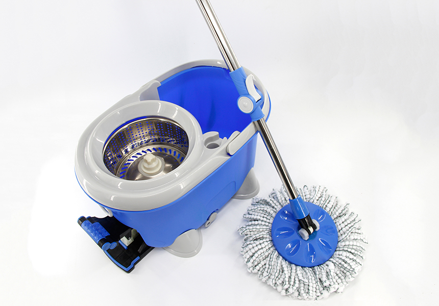 Easily Dehydration home easy use durable 360 spin magic mop set and bucket with foot pedal