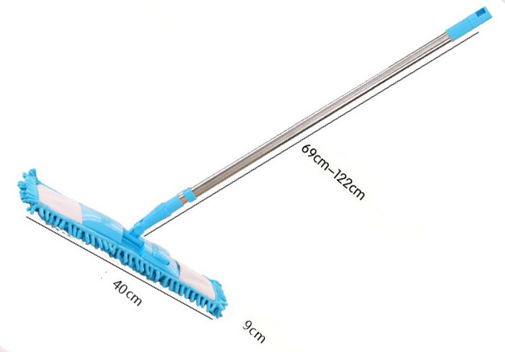 Detachable Soft Chenille Mop Super-absorbent Microfiber Cleaning Mop