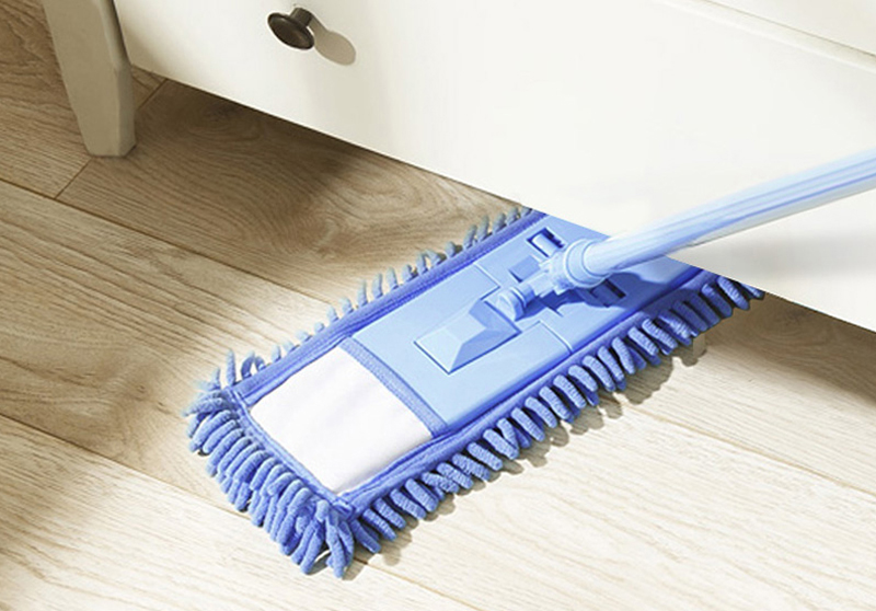 Detachable Soft Chenille Mop Super-absorbent Microfiber Cleaning Mop