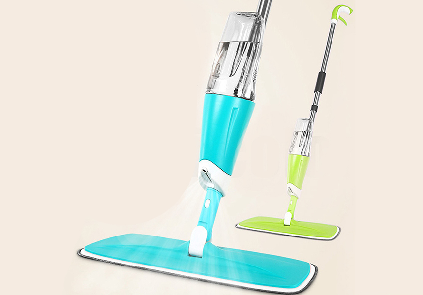 Cheap 360 magic microfiber mop water spray flat mop  6 buyers