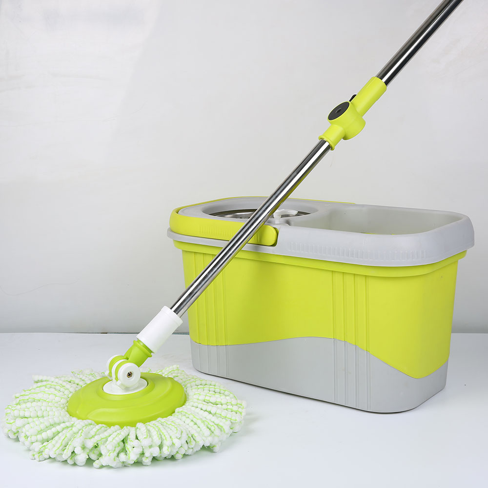 Dual-drive rotating two-color mop