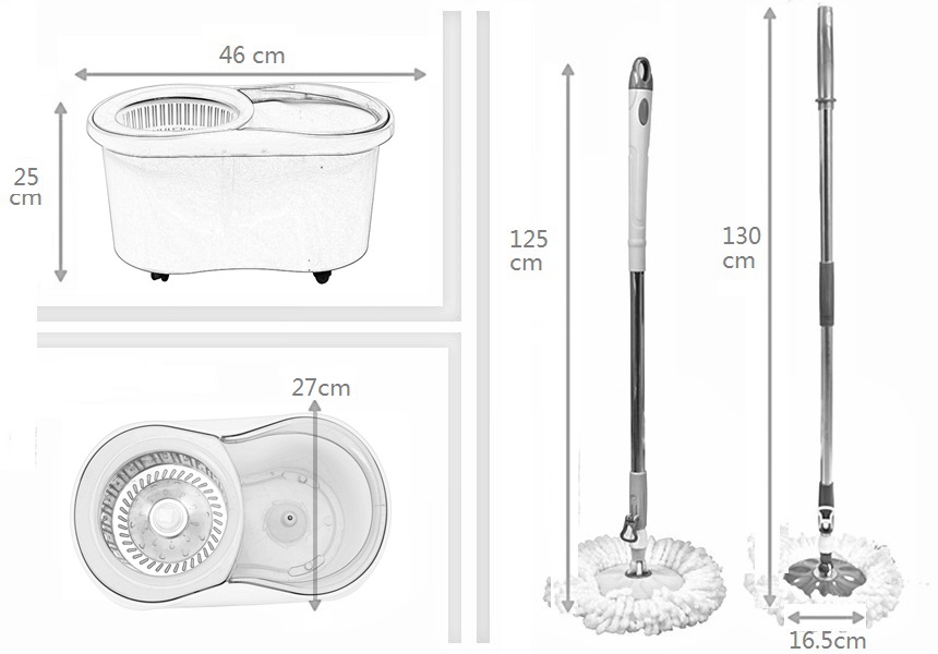 KXY-XMY new style spin mop 360