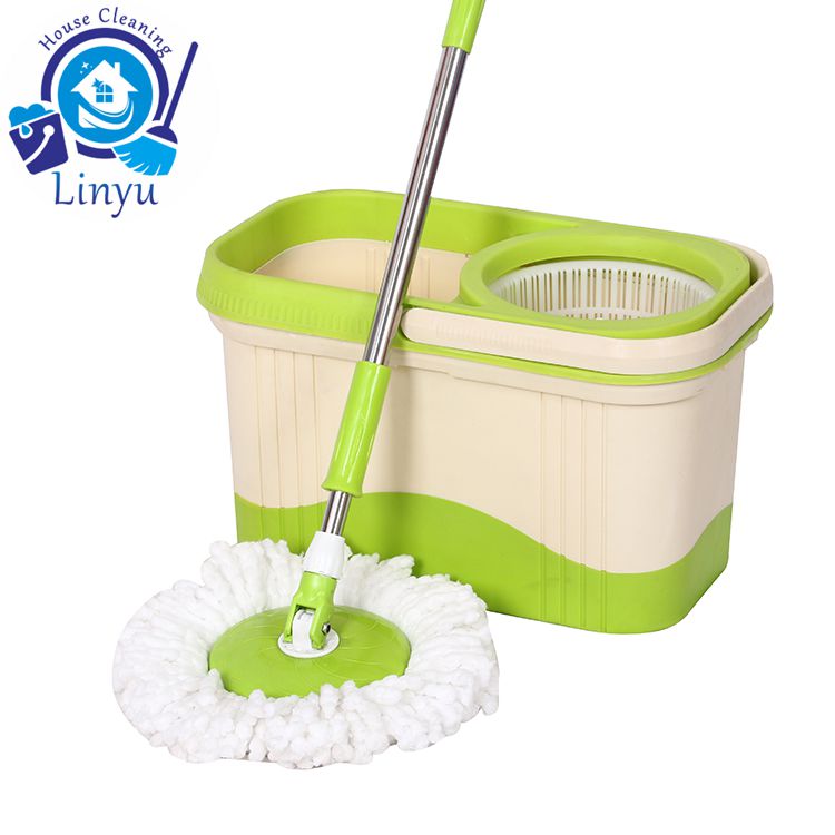 double color spin mop