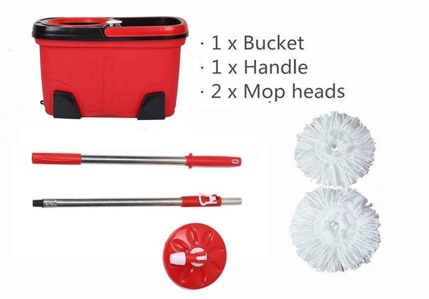 Deluxe Rolling Spin Mop Is Particularly Labor-Saving And Hygienic