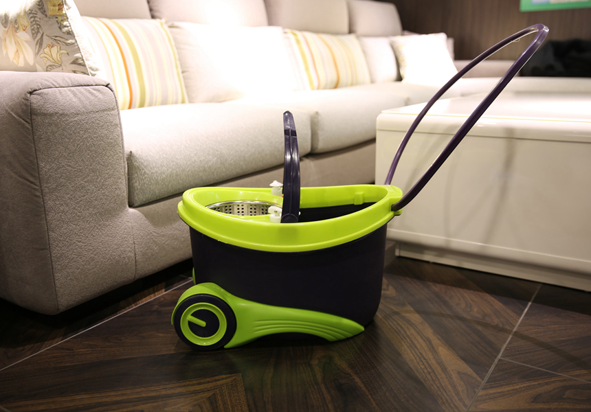 Double Drive Hand Pressure Spin Mop