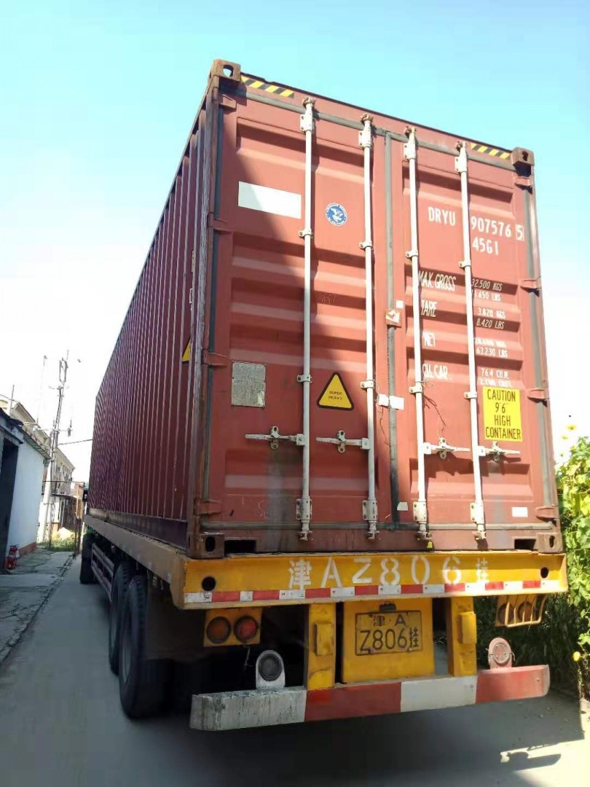 New container loading for Argentina customer
