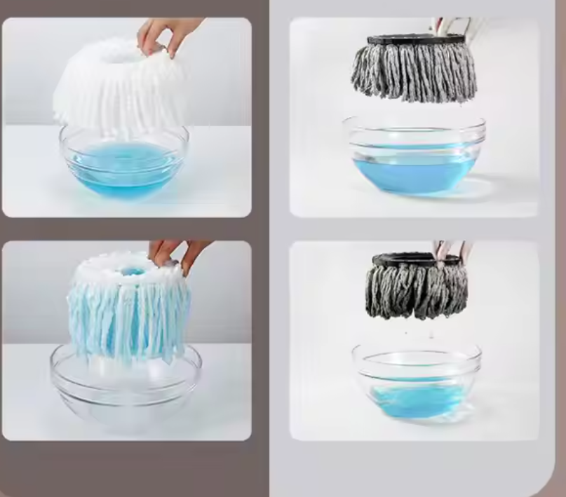 Best Selling Household Spin Mops Manufacture Magic 360 Degree Lazy Mop With Stainless Steel Bucket Cleaning Floor Mop Set