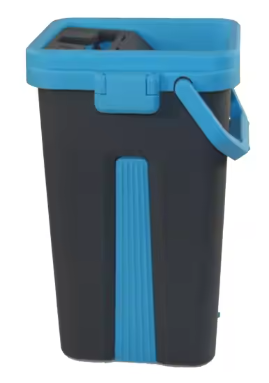 Swivel Handle Microfiber Mop Bucket with Steel Pole for Floor Cleaning