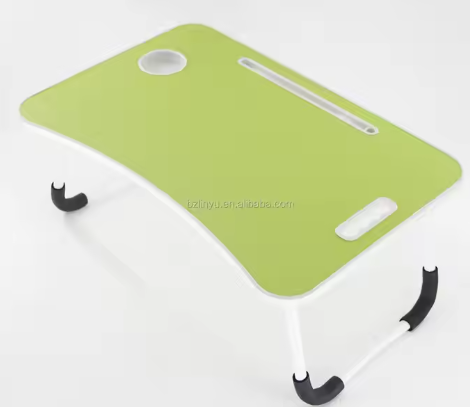 Modern Minimalist Foldable Laptop Stand Comfortable Bed Desk Table for Small Spaces for Student Dormitory Living Room Office Use