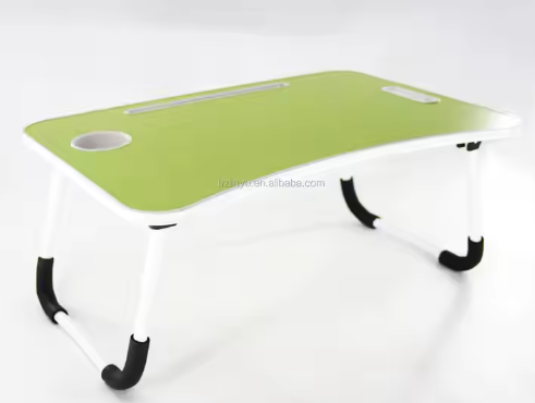Modern Minimalist Foldable Laptop Stand Comfortable Bed Desk Table for Small Spaces for Student Dormitory Living Room Office Use