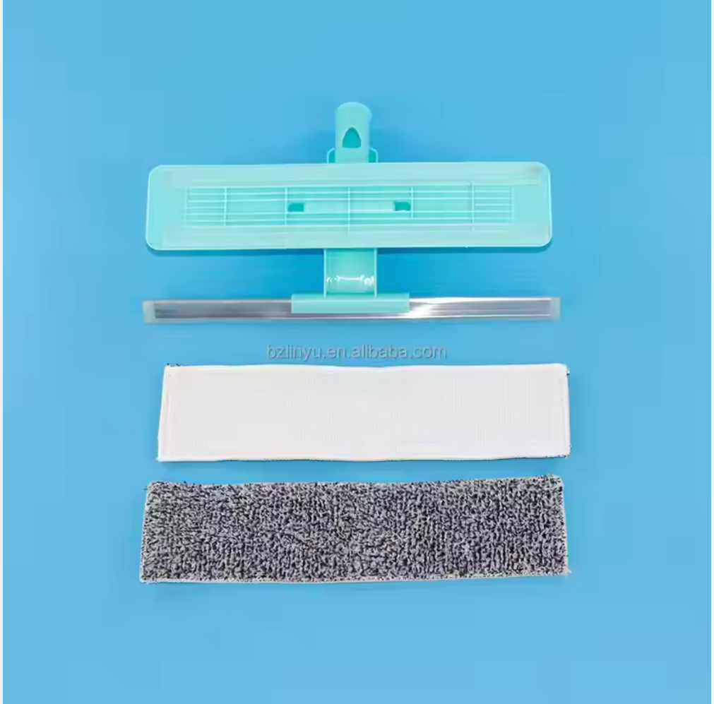 Super Scalable Stainless Steel Telescopic Cleaning Tools Rectangle Wet/Dry Broom with Convenient Wholesale Cleaning Handle