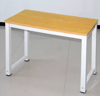 Modern Metal Office Desks with Wooden Panel for Meetings and Events