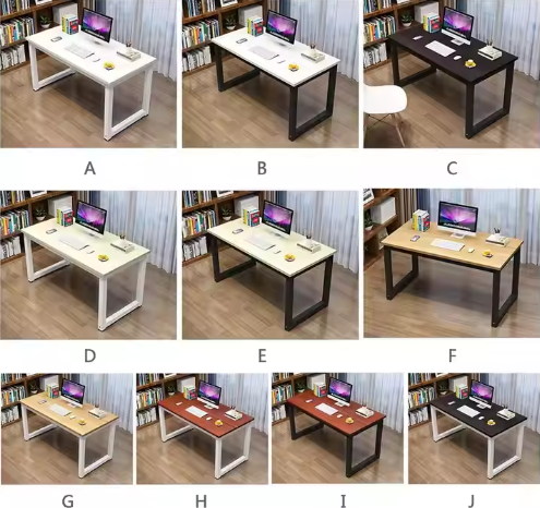 Modern Metal Office Desks with Wooden Panel for Meetings and Events