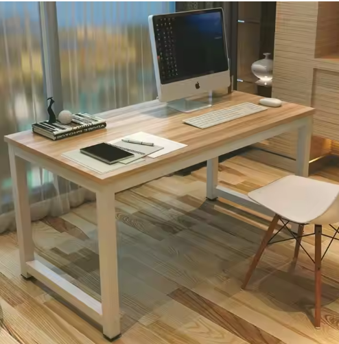 Modern Metal Office Desks with Wooden Panel for Meetings and Events
