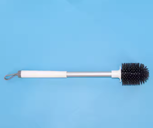 Flexible Silicone Toilet Brush PP Bathroom Cleaning Brushes