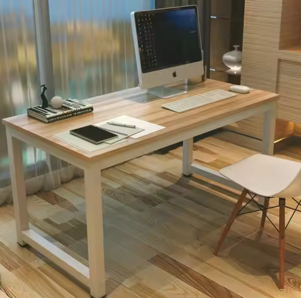 Modern Metal Office Desks with Wooden Panel for Meetings and Events
