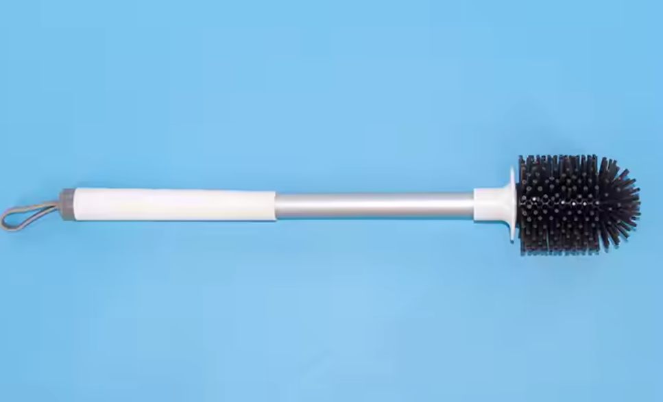 Flexible Silicone Toilet Brush PP Bathroom Cleaning Brushes