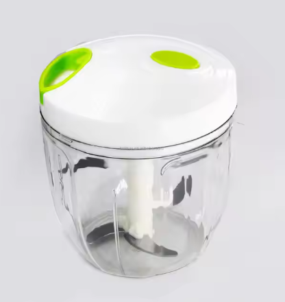 Wholesale 900ml Large Stainless Steel Kitchen Chopper Manual Pull Ground Meat and Salad Vegetable Cutter PP Plastic Material