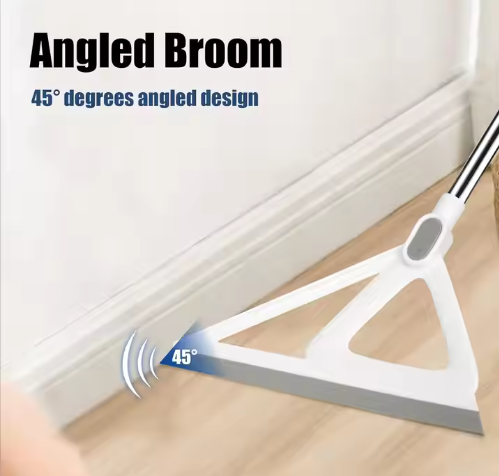 Multifunction Silicone Steel Broom Squeegee Magic Pet Hair Sweeper for Kitchen Shower Household Cleaning Water Sweeping Home Use