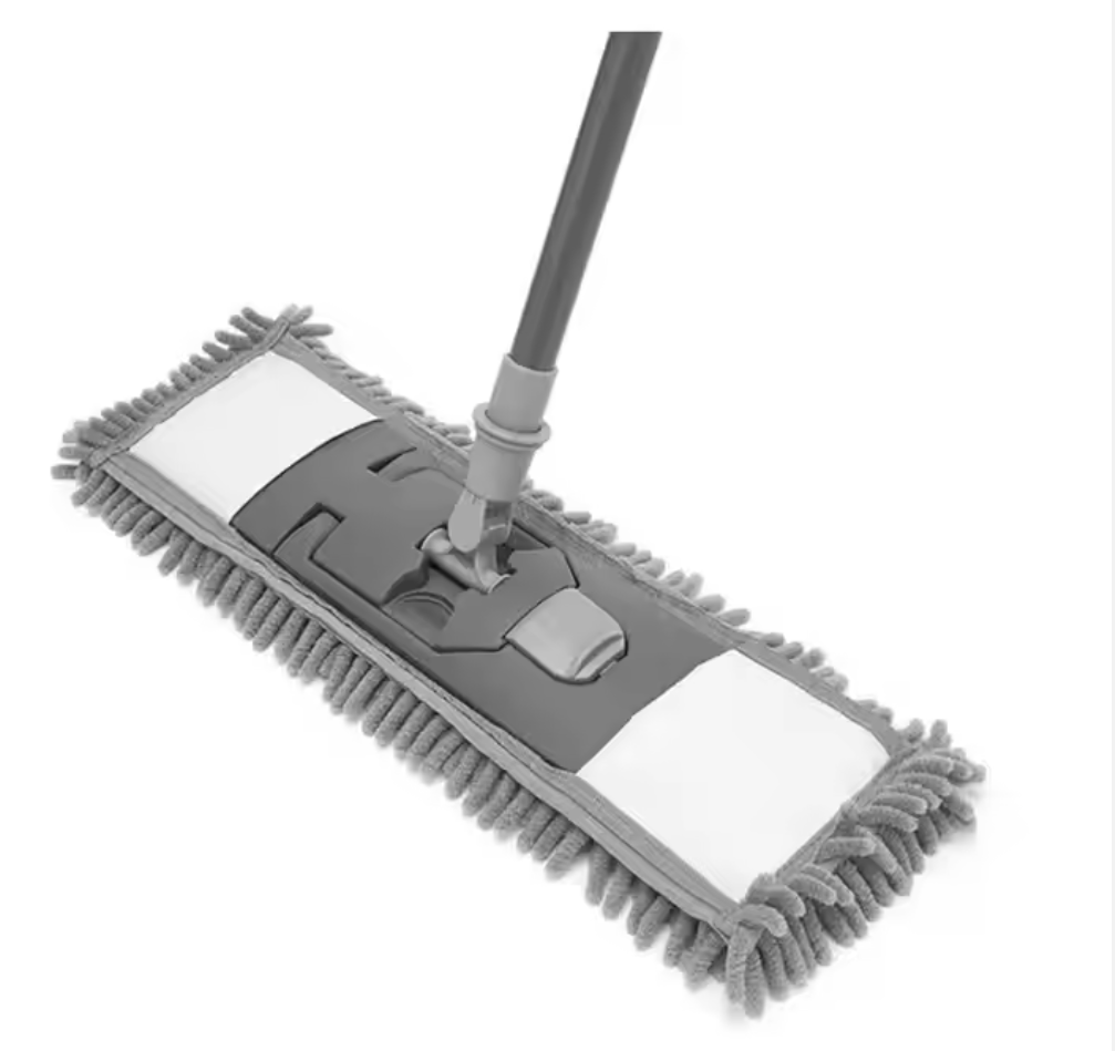 Microfibra Flat Chenille Microfibre Fabric Telescopic Handle Steel Mopa Treapeader Microfibra Flat Chenille Microfibre Fabric