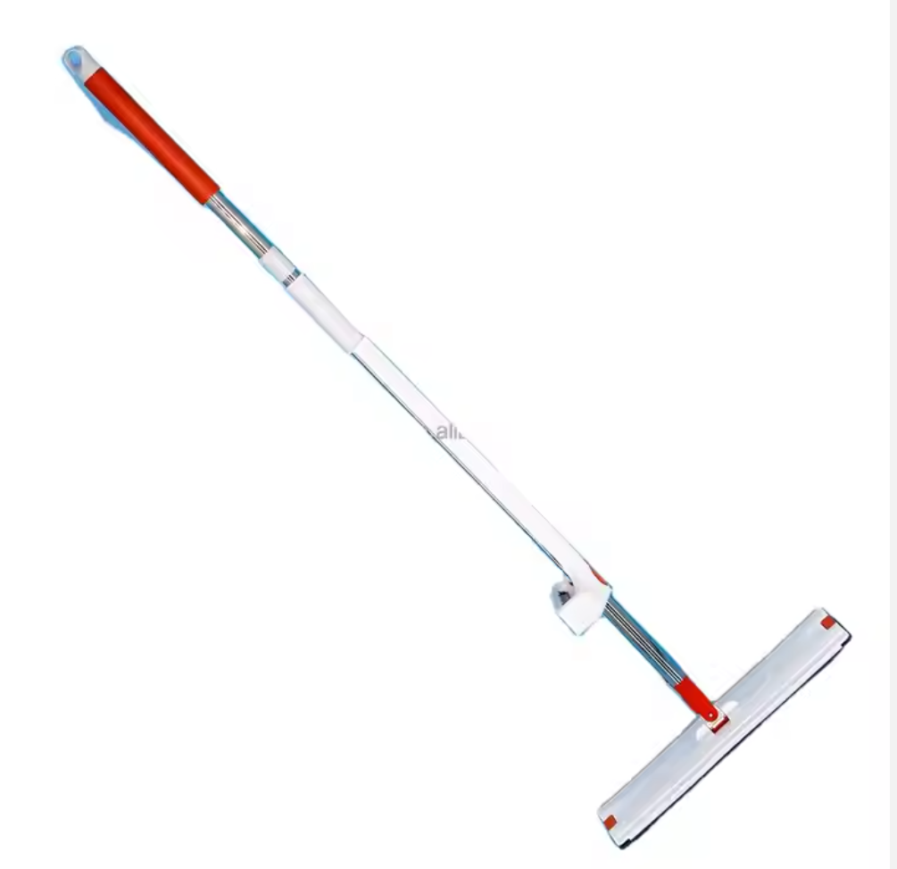 Hands-Free Squeeze EVA Flat Mop with Steel Pole Easy Cleaning Equipment