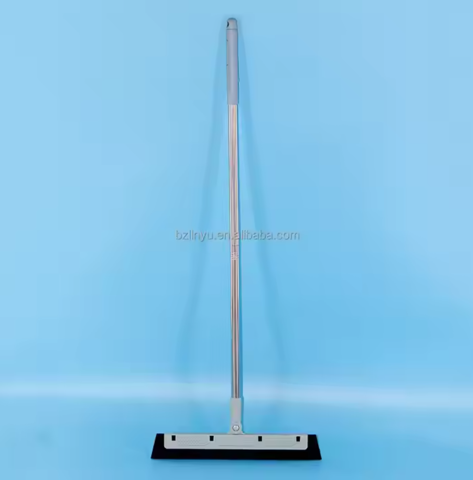 Industrial Metal Floor Squeegee Efficient Liquid Removal Cleaning Tool