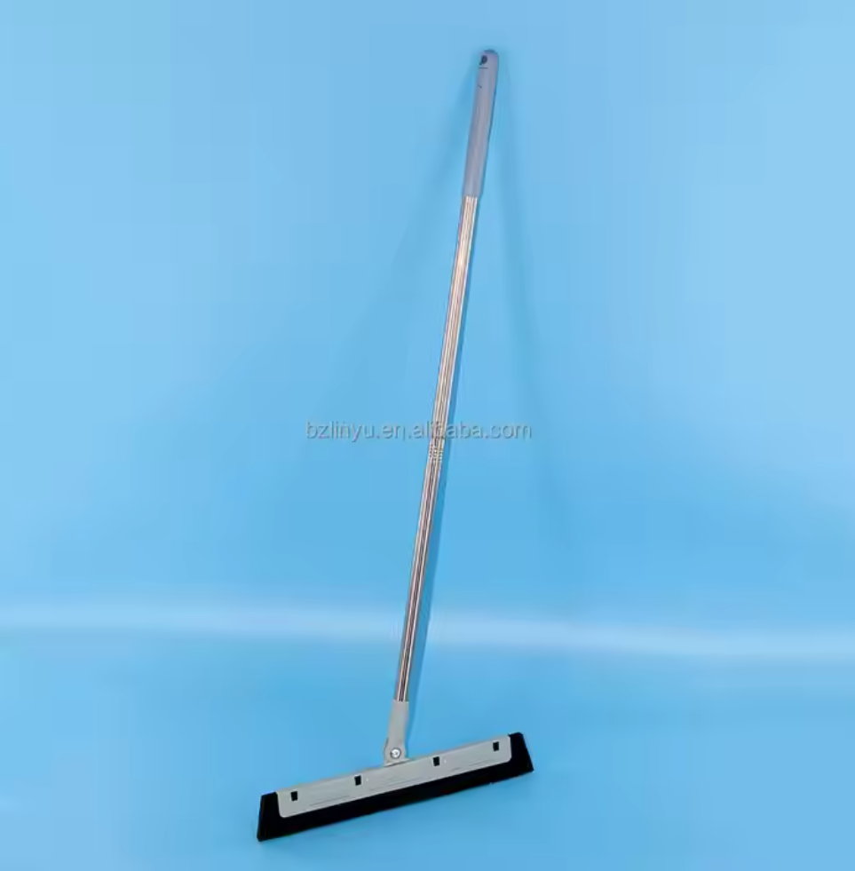 Industrial Metal Floor Squeegee Efficient Liquid Removal Cleaning Tool
