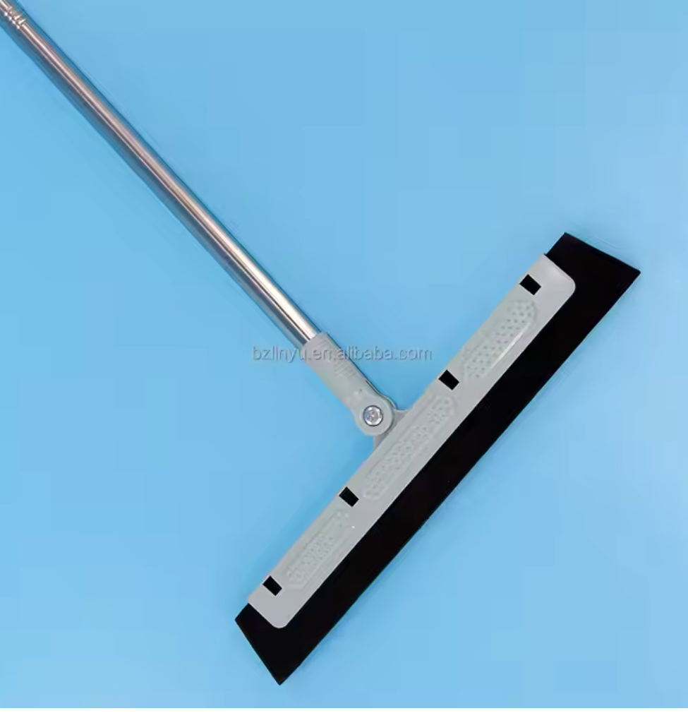 Industrial Metal Floor Squeegee Efficient Liquid Removal Cleaning Tool