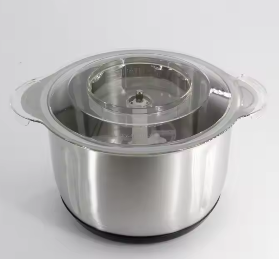 Stainless Steel Electric Meat Grinder and Vegetable Blender for Household and Car Use
