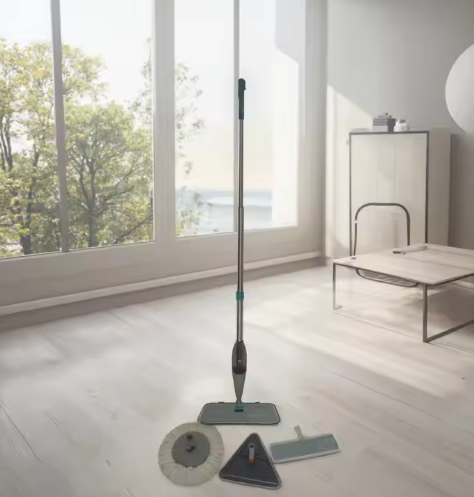Microfiber Flat Mop with Swivel Head