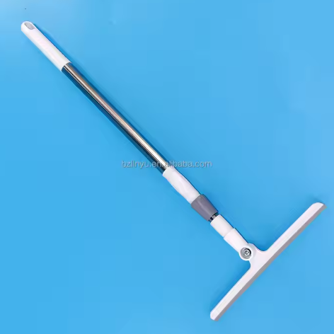 Efficient Window Cleaning Tool Extendable Aluminum Handle Scrubber Squeegee
