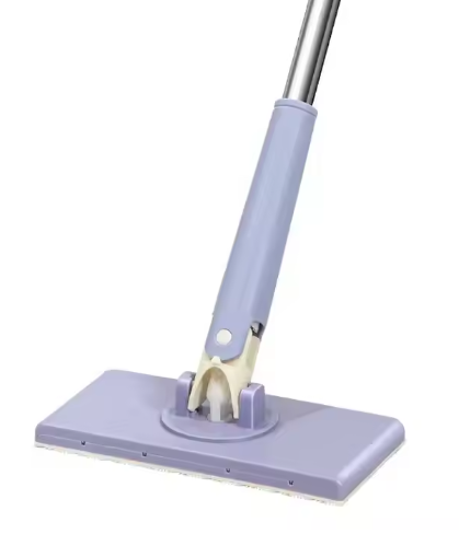 Small Household Use Flat Mop Lazy People's Indoor Cleaning Solution with Manual Wrapping Plastic Basket Clean Cloth Washcloth