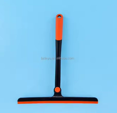 Eco-Friendly Home Cleaning Glass Squeegee Tool with Plastic Handle Window Cleaning Rubber Stocked Product