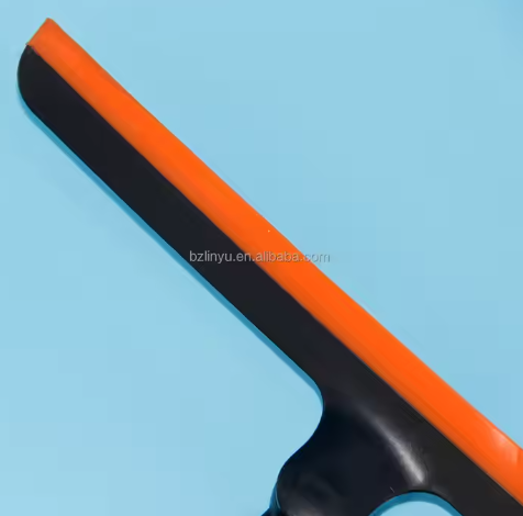 Eco-Friendly Home Cleaning Glass Squeegee Tool with Plastic Handle Window Cleaning Rubber Stocked Product