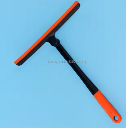 Eco-Friendly Home Cleaning Glass Squeegee Tool with Plastic Handle Window Cleaning Rubber Stocked Product