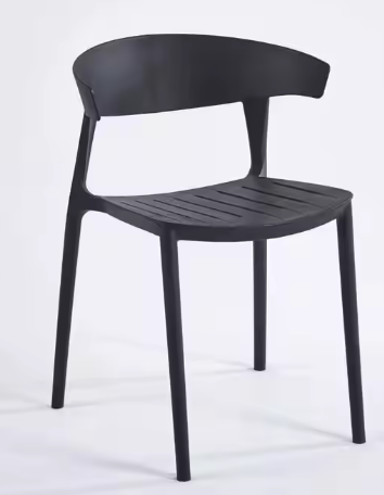 Modern Colored Outdoor Plastic Dining Chair Durable Stackable Furniture for Home Office Kitchen-Wholesale Dining Room Furniture