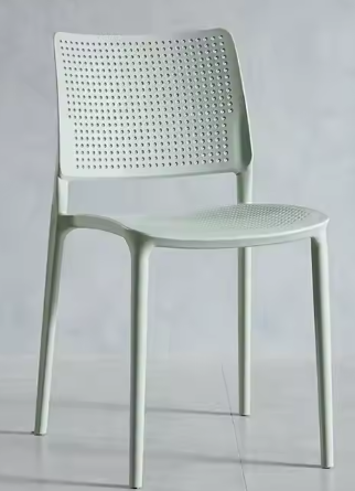 Modern Colored Outdoor Plastic Dining Chair Durable Stackable Furniture for Home Office Kitchen-Wholesale Dining Room Furniture