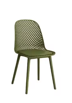 Modern Colored Outdoor Plastic Dining Chair Durable Stackable Furniture for Home Office Kitchen-Wholesale Dining Room Furniture