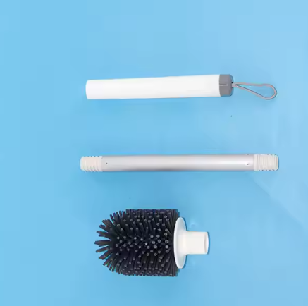 Flexible Silicone and PP Bathroom Cleaning Brushes Toilet Brushes for Effective Cleaning