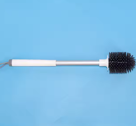 Eco-Friendly Flexible Silicone Bathroom Cleaning Brushes Set Toilet Brush Set Made From PP Material