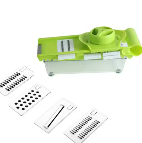 Multifunctional Stainless Steel Plastic Vegetable Cutter Salad Slicer Manual Operation