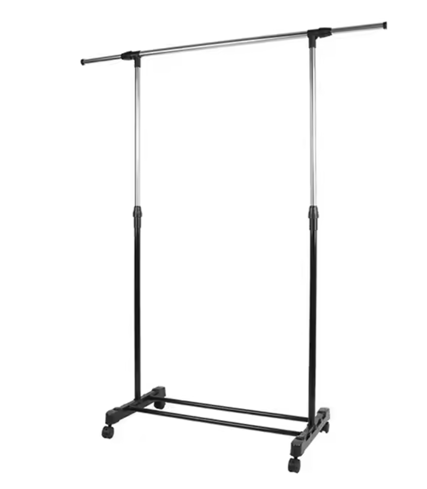 Manufacturer Wholesales Portable Home Furniture Simple Floor-standing Clothes Drying Rack Metal Material Standing for Tools Bags